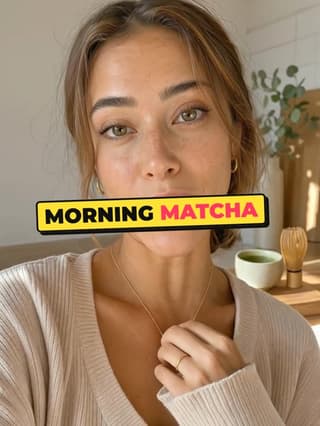 The Comic caption style on a frame of a talking video