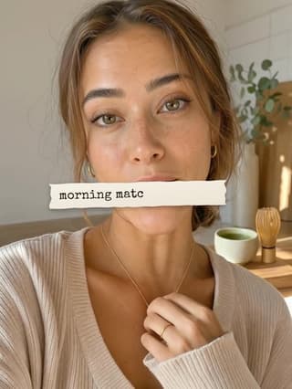 The Paper caption style on a frame of a talking video